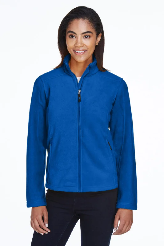 Core 365 Womens Journey Pill Resistant Fleece Full Zip Jacket - True Royal Blue