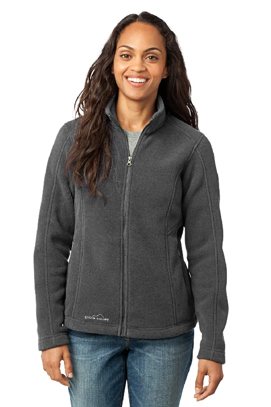 Eddie Bauer Womens Full Zip Fleece Jacket - Steel Grey