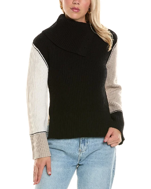 SIMKHAI Flores Wool & Cashmere-Blend Sweater