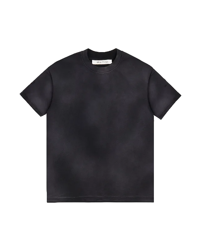 BLACK OVERSIZED GARMENT DYE T-SHIRT