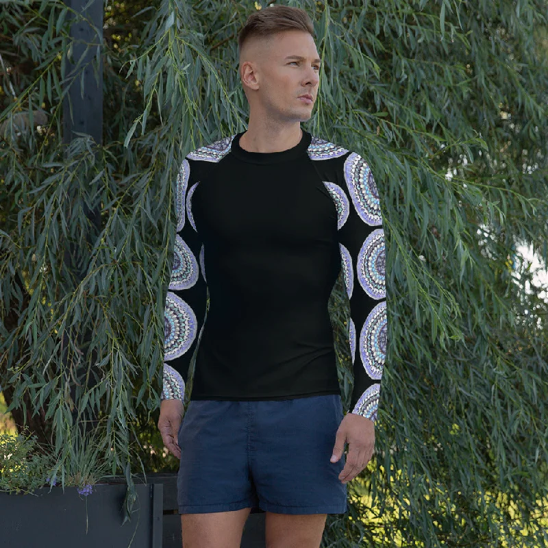 Men's Rash Guard w Colorwheel