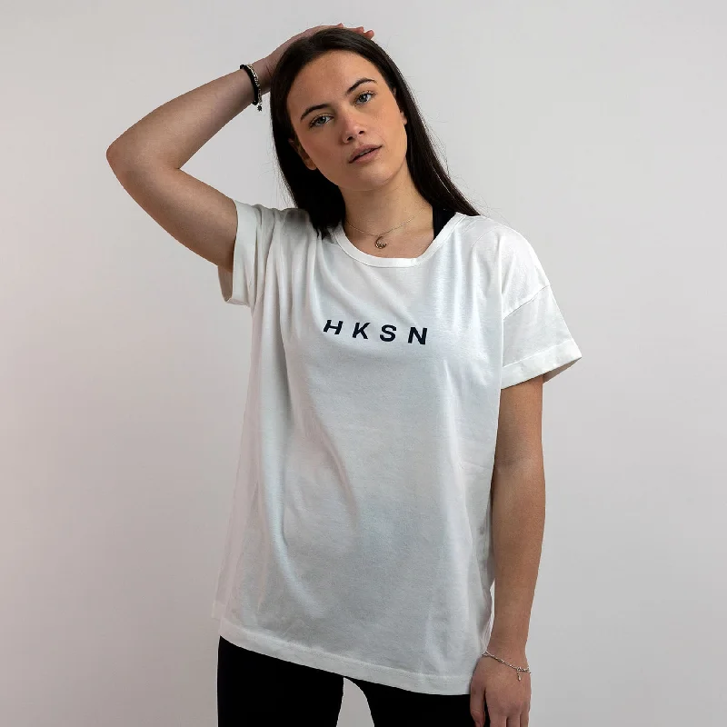 White Oversized Gym T-Shirt