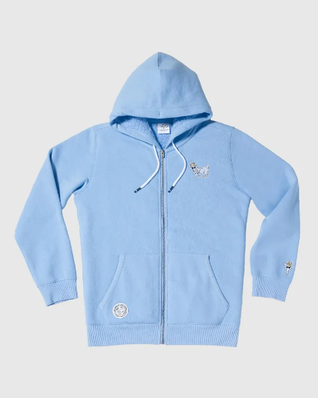 Sherpa-Lined Full-Zip Hooded Sweatshirt