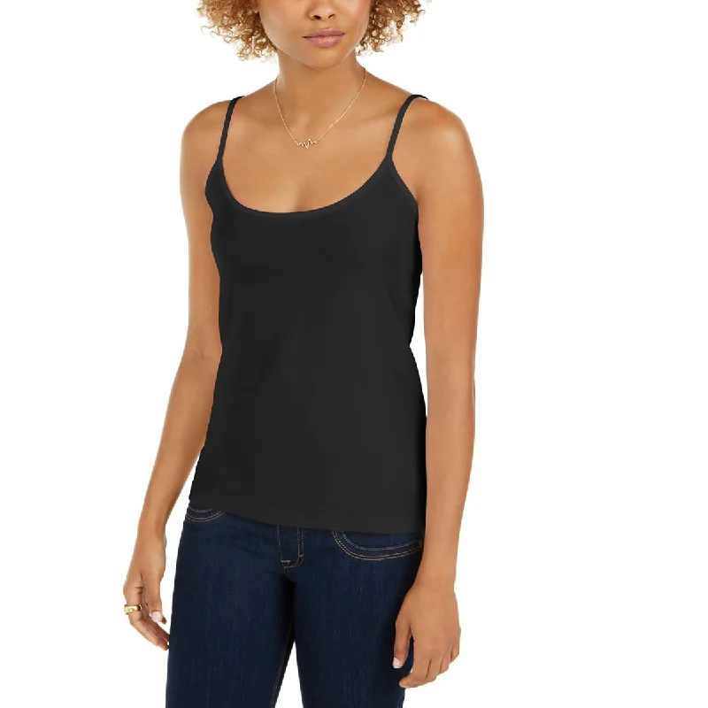 Style & Co. Womens Petites Knit Solid Cami