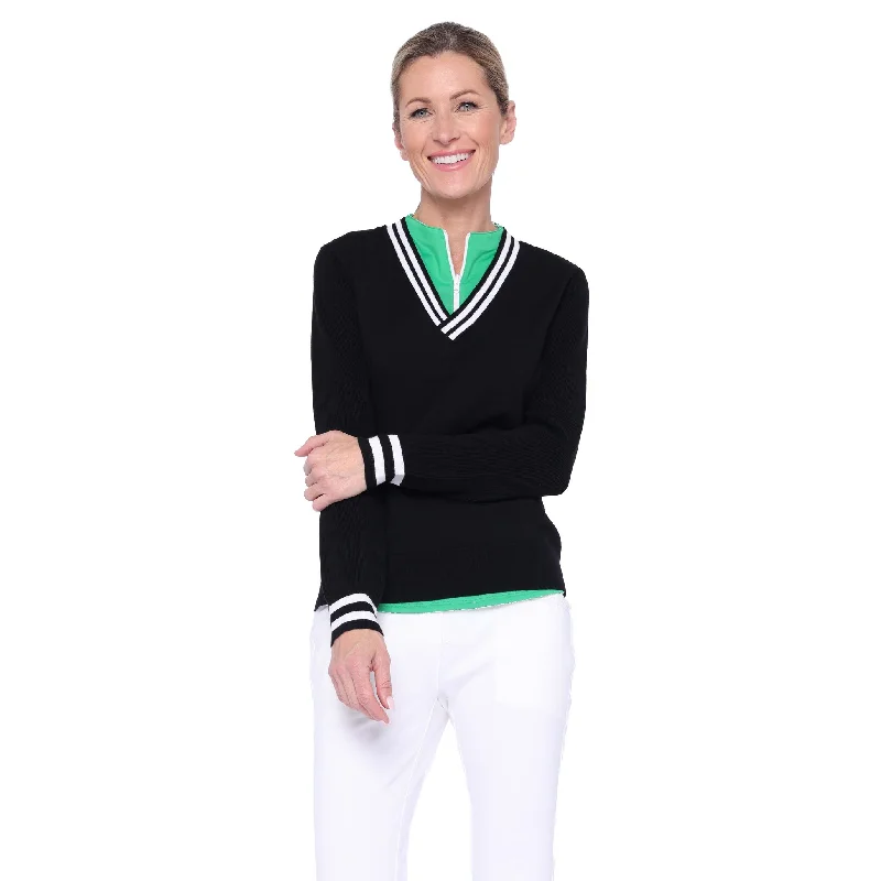 Belyn Key Wimbledon Lucy V-Neck Sweater