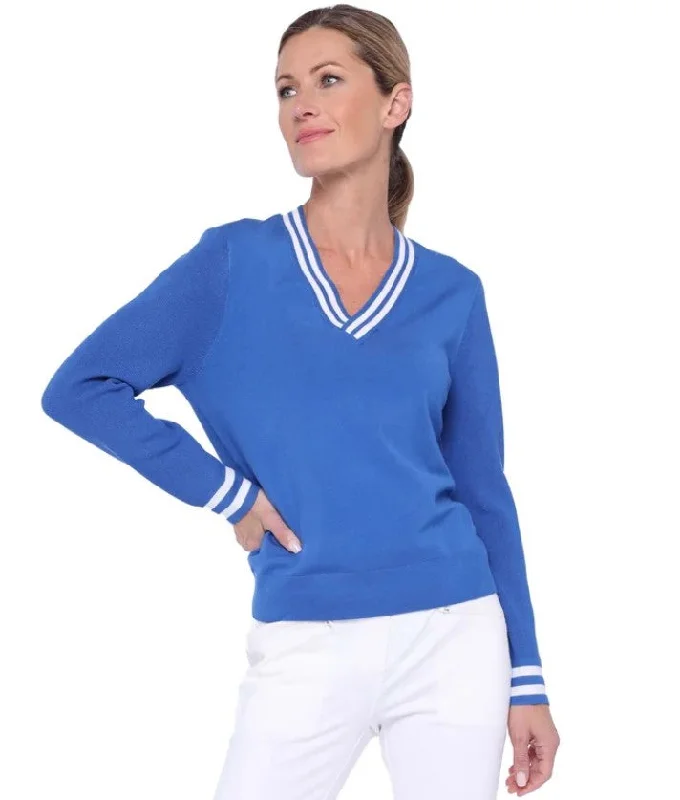 Belyn Key American Dream Lucy V-Neck Sweater