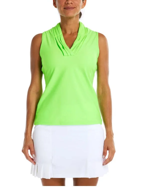 TZU TZU ZOEY V-NECK MODIFIED RACERBACK SLEEVELESS TOP (SOLID COLORS)