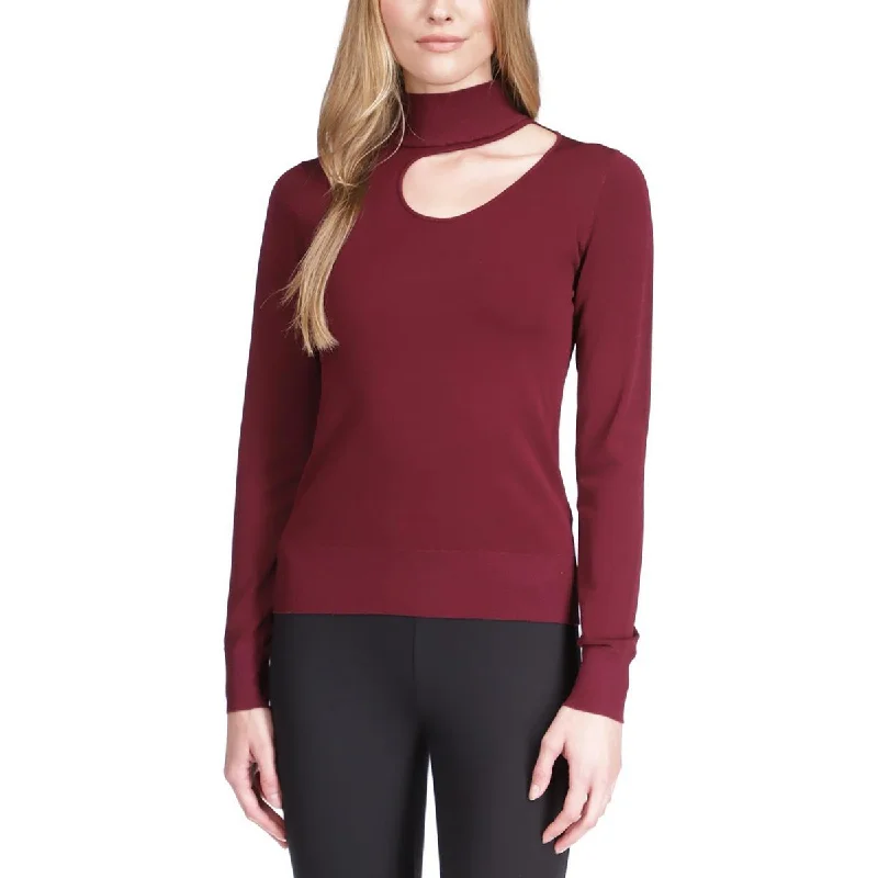 Womens Mock Neck Long Sleeve Pullover Top