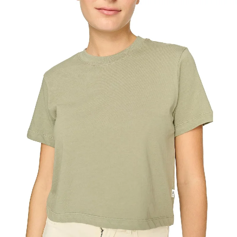 DL1961 Womens Crewneck Short Sleeve Pullover Top