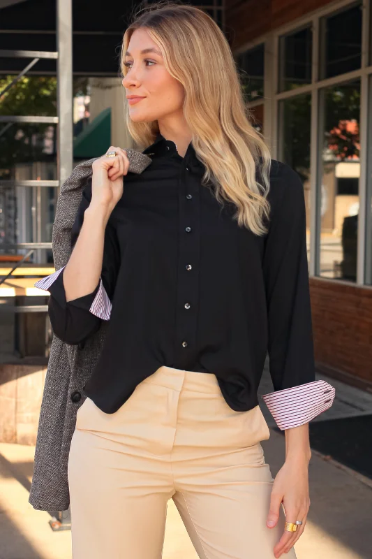 Barb Dress Shirt - Black