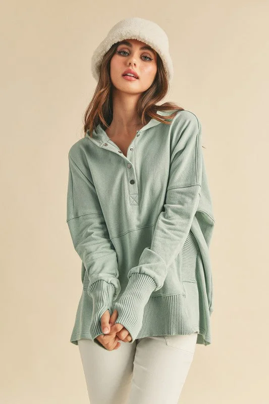 Light Seagreen Vivi Pullover